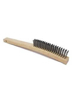 STEEL WIRE BRUSH, 4 ROW