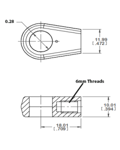 EYE END FITTING, RIETER RSB